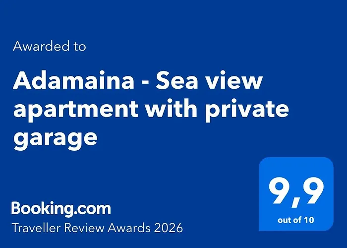 Adamaina - Sea View Apartment With Private Garage